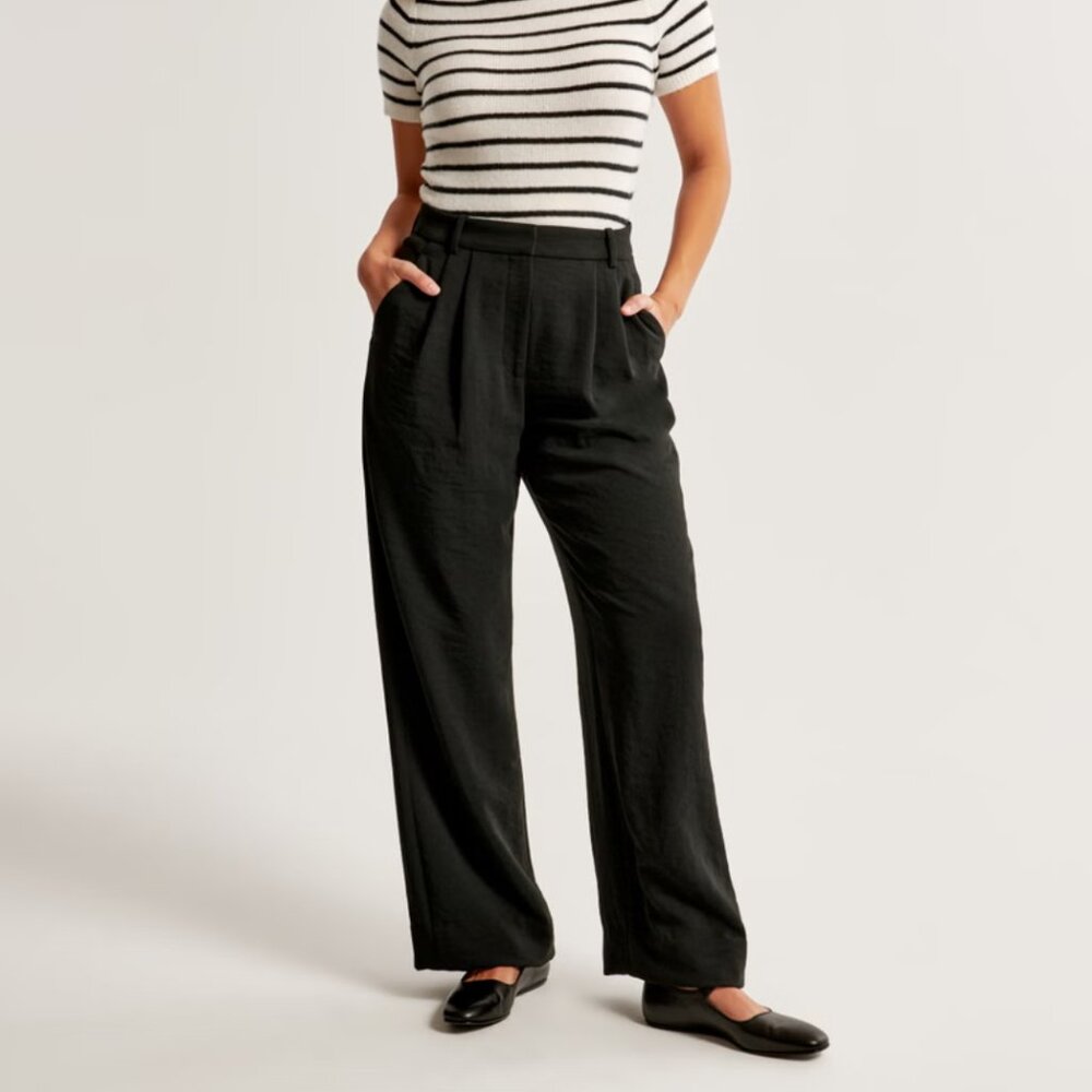 A&F Sloane Tailored Premium Crepe Pant